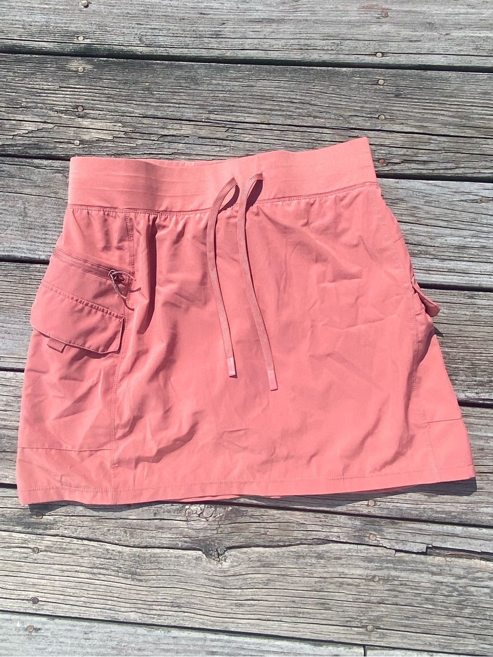 Gerry Weber Coral Pink Drawstring Skort with Utility Pocket